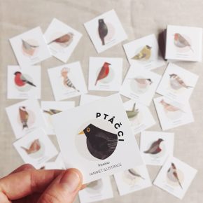 Pexeso Ptáčci | Markét ilustrace